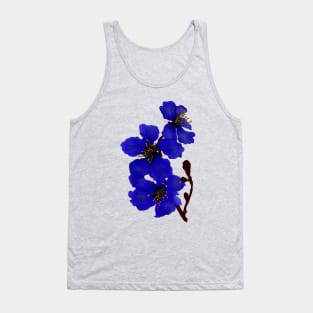 Blue Magnolia Tank Top